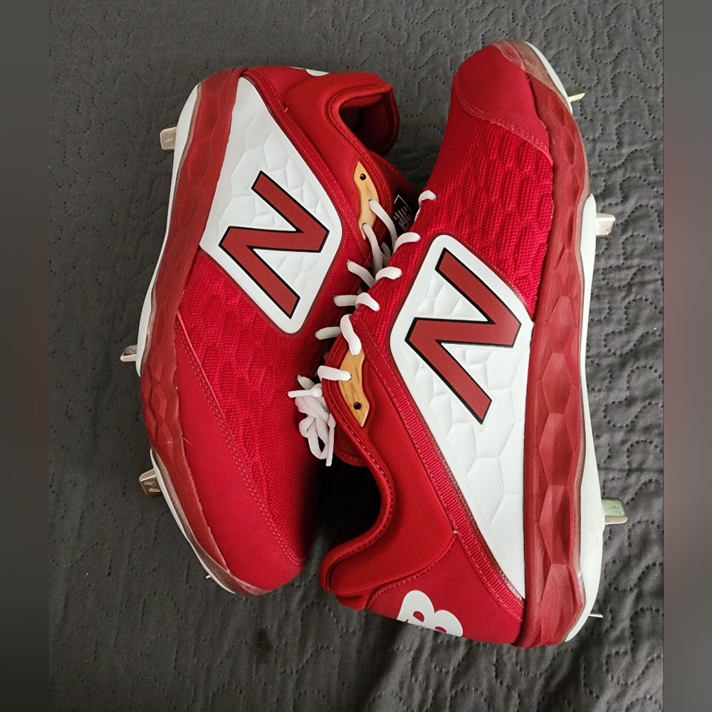 New Balance Men Baseball Cleats L3000mw4 Red Low Cut … Gem